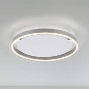 LED-Deckenleuchte Ritus, Ø 39,3cm, aluminium