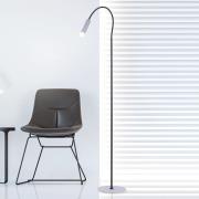 PURE Gemin LED-Stehleuchte silber