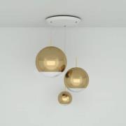 Tom Dixon Mirror Ball Range Round 3fl gold