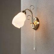 Romantisch anmutende Wandlampe Amedea