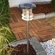 Sumaya - LED-Solarlampe aus Edelstahl