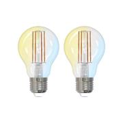 LUUMR Smart LED, E27, 7W, ZigBee, Tuya, Hue, 2er-Set