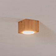 Envostar Ernest Downlight GX53 aus Holz, eckig