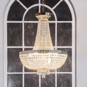 Maytoni Kronleuchter Bella, goldfarben, Kristall, Ø 50 cm