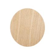 LED-Wandleuchte Orios, Holz, Ø 20 cm, indirekt strahlend