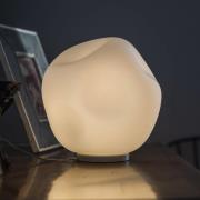 Foscarini Tischleuchte Hoba Midi, Ø 19 cm, ein/aus, Glas
