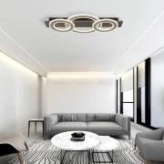 LED-Deckenlampe Jayden, Länge 73 cm, anthrazit/grau, Metall