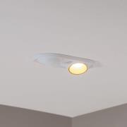 BEGA LED-Einbaustrahler Studio Line, weiß/messing, 2-fl.