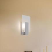 Envostar Peach Puff Wandleuchte mit Glas, weiß