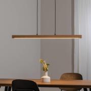 LED-Hängeleuchte Teo, kiefer, Länge 96 cm, Holz, Balken