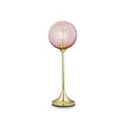 Tischleuchte Ballroom, rosa, Glas, mundgeblasen, dimmbar