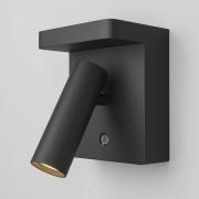 Maytoni LED-Wandleuchte Aron, schwarz, dimmbar, drehbar
