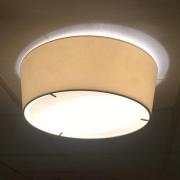 Bover LED-Deckenlampe Plafonet, Ø 60 cm, cremefarben