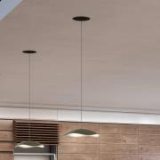 Bover LED-Einbau-Hängelampe Valentina S24, olivgrau/weiß