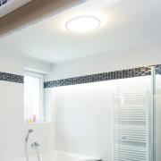 Sylvania LED-Deckenlampe SylRadiance, Ø 24 cm weiß PMMA IP54