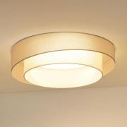 LED-Deckenleuchte Luneta, weiß/weiß, Ø 60 cm, 3-step-dim