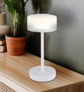 LED-Tischleuchte Belinda, weiß, Höhe 33 cm, Metall