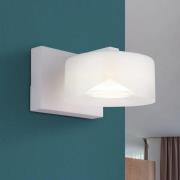 LED-Wandleuchte Belinda, weiß, Breite 15 cm, Glas