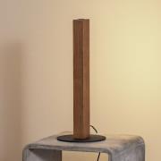 LED-Holztischleuchte Teo, kiefer, 42 cm, Touchdimmer