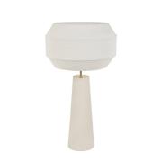 MARKET SET Tischlampe Cosiness, 85 cm, weiß, Metall/Stoff