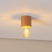 Envostar Peach Puff Deckenlampe, Zylinder aus Holz