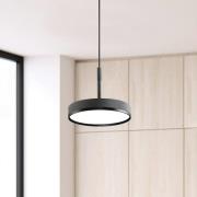 LED-Pendellampe Don, grau, Ø 20 cm, Metall