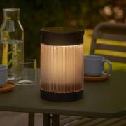 Solar-Tischleuchte Coupar, schwarz, Kunststoff, IP44