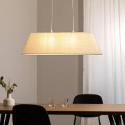 Hängeleuchte Miriel, 90 cm, Textil, Holz