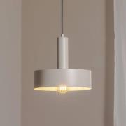 Hängeleuchte Vitrum round, taupe, zylindrisch, Ø 27 cm