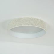 LED-Deckenleuchte Plafond, creme, Stoff, Ø 45 cm, 3-step-dim