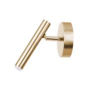 Wandleuchte Sopel, gold, 1-flammig, Stahl, G9, Höhe 15 cm