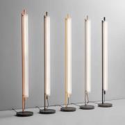 OLEV LED-Stehleuchte TRISEL, titan, Metall, 2.700 K, dimmbar