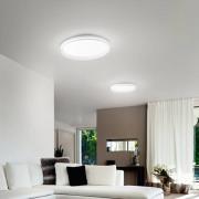LED-Deckenlampe Isy, weiß, Ø 55 cm, Metall, CCT, dimmbar