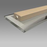 LED-Pendellampe Shine-Wood, Länge 141 cm, Eiche/schwarz CCT