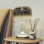Maytoni LED-Tischleuchte Spirito, gold, Glas, Höhe 42 cm