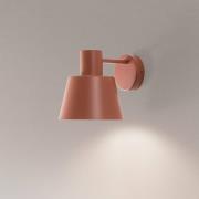 Wandleuchte Dunka, ziegelrot, 1-flammig, Stahl, Höhe 17 cm