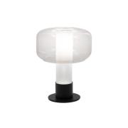 Tischleuchte Flick, klar, Glas, 28 cm, dimmbar, E14