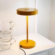 Dyberg Larsen LED-Tischlampe Starlight, gelb, Höhe 26 cm