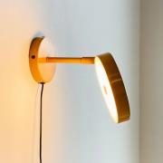 Dyberg Larsen LED-Wandlampe Starlight, gelb, Ø 14 cm dimmbar