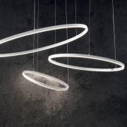 Ideal Lux LED-Hängelampe Oracle Slim Ø 50 cm weiß 3.000 K