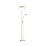 LED-Stehlampe Davos, sandfarben, Höhe 180 cm, 2-flg., CCT