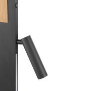 LED-Stehleuchte Streamline, Höhe 145 cm, schwarz, Leselicht