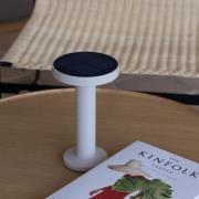 Solar-LED-Tischleuchte Cairo, beige, Kunststoff, IP44, 21 cm