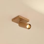 Arcchio Deckenstrahler Brinja Slim, braun, 1-flg., GU10 MR11