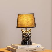 Tischleuchte Biagio, schwarz, Keramik, 29 cm hoch, E14