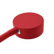 Lindby Wandlampe Jyla rot/schwarz Linse 3.000 K GX53 Flexarm