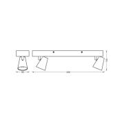 OSRAM LED-Deckenleuchte NEPTUNE CLICK-SELECT, 2 Spots, weiß