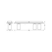 OSRAM Deckenstrahler MERCURY, weiß, 3 Spots GU10-LED 927 dim
