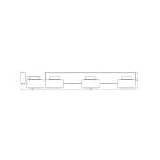 OSRAM LED-Wandleuchte ORBIS FLAME, chrom, 3-flg., CCT, IP44