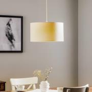Hängeleuchte Roller, weiß/gold, Ø 40 cm